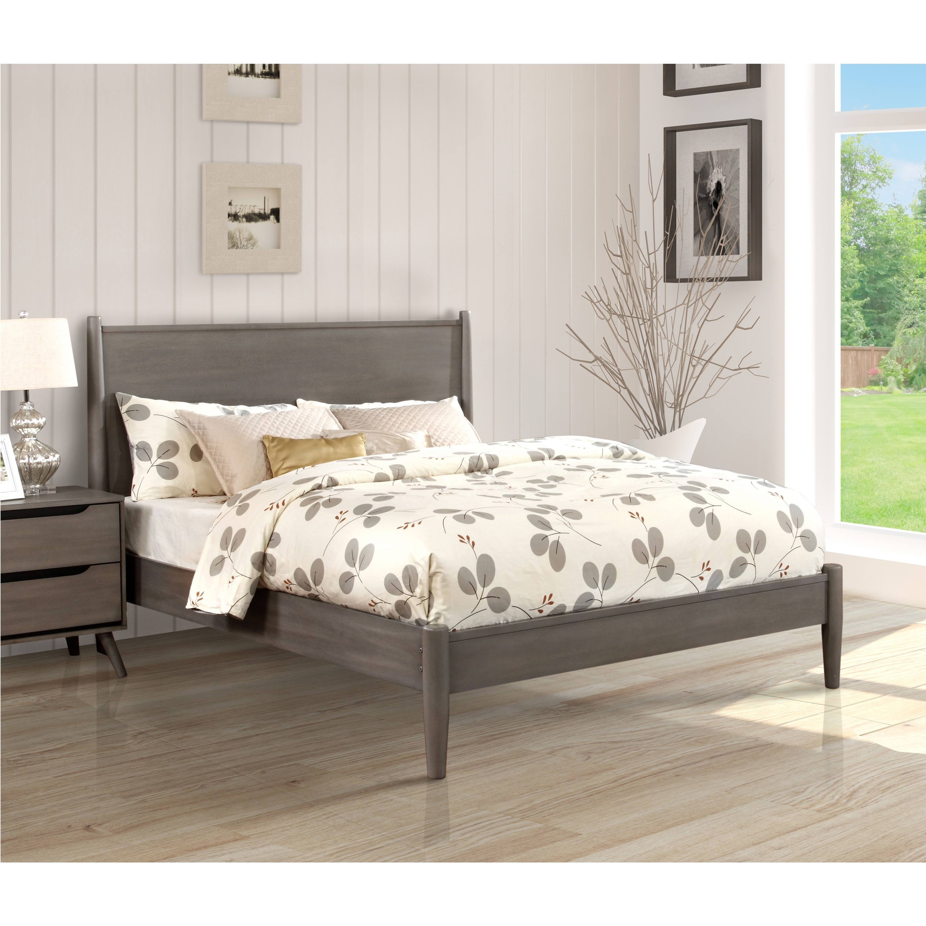 Grey King Platform Bed Q37770