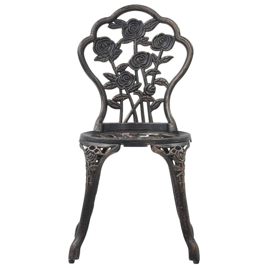 3 Piece Cast Aluminium Bistro Set Y761817