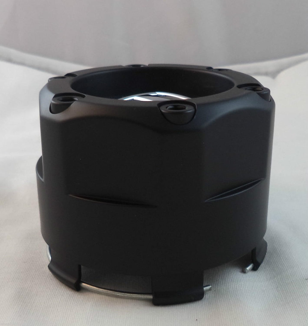 Matte Black Custom Wheel Center Caps (Qty 2) D953