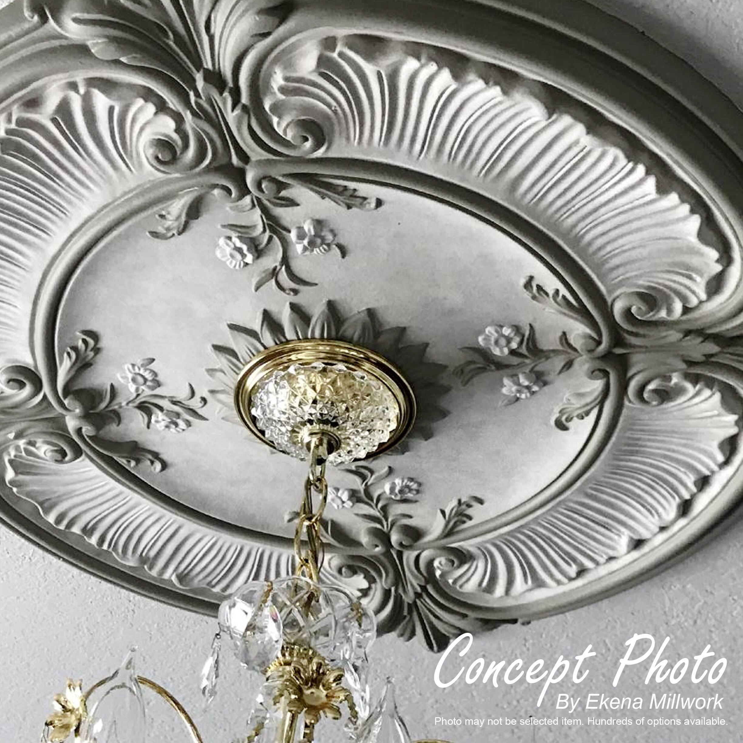 18 inch x 1 1/4 inch Oldham Ceiling Medallion Q8647