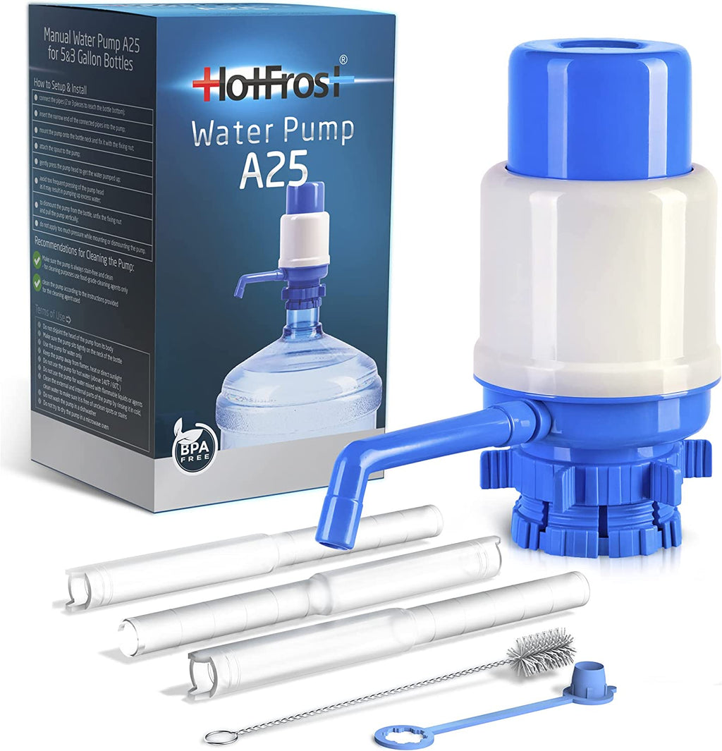 Manual Water Pump for 5 Gallon Bottle with Cleaning Brush H976