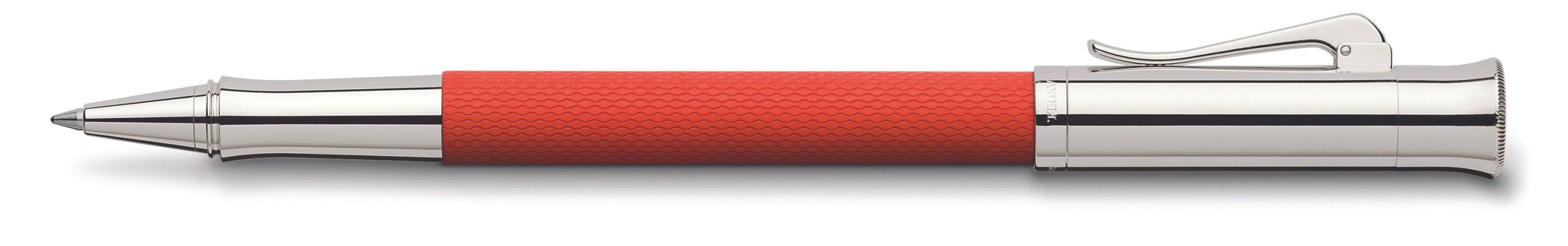 Burned Orange Guilloche Rollerball Pen Z402