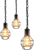 Vintage Industrial Metal Cage Pendant Ceiling Light M8764