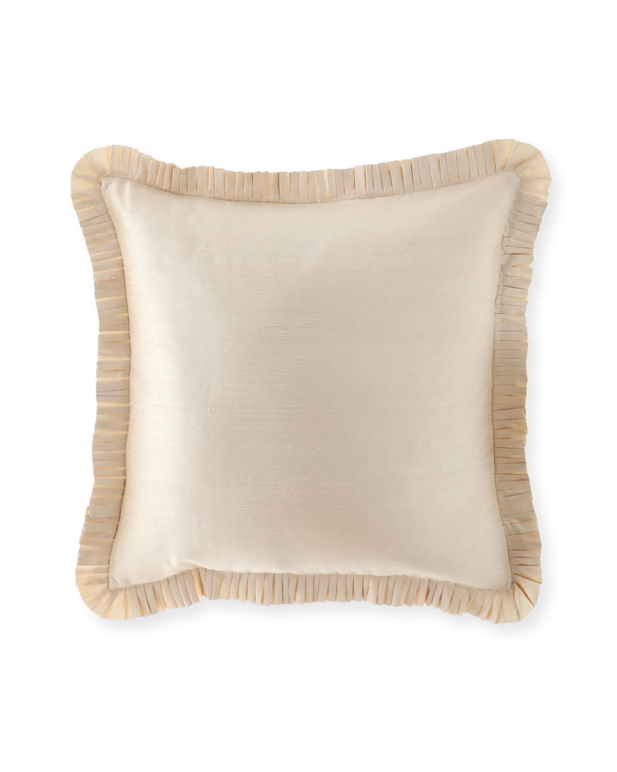 Cream Silk European Sham O990659