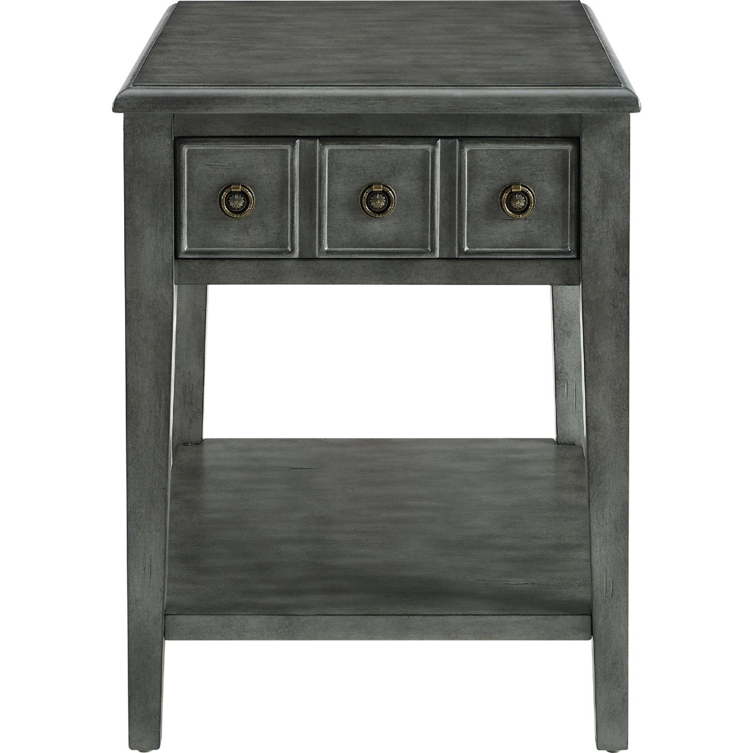 Gray Side Accent Table H309