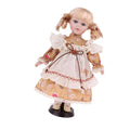 30cm Porcelain Girl Doll with Clothes Yellow J9666