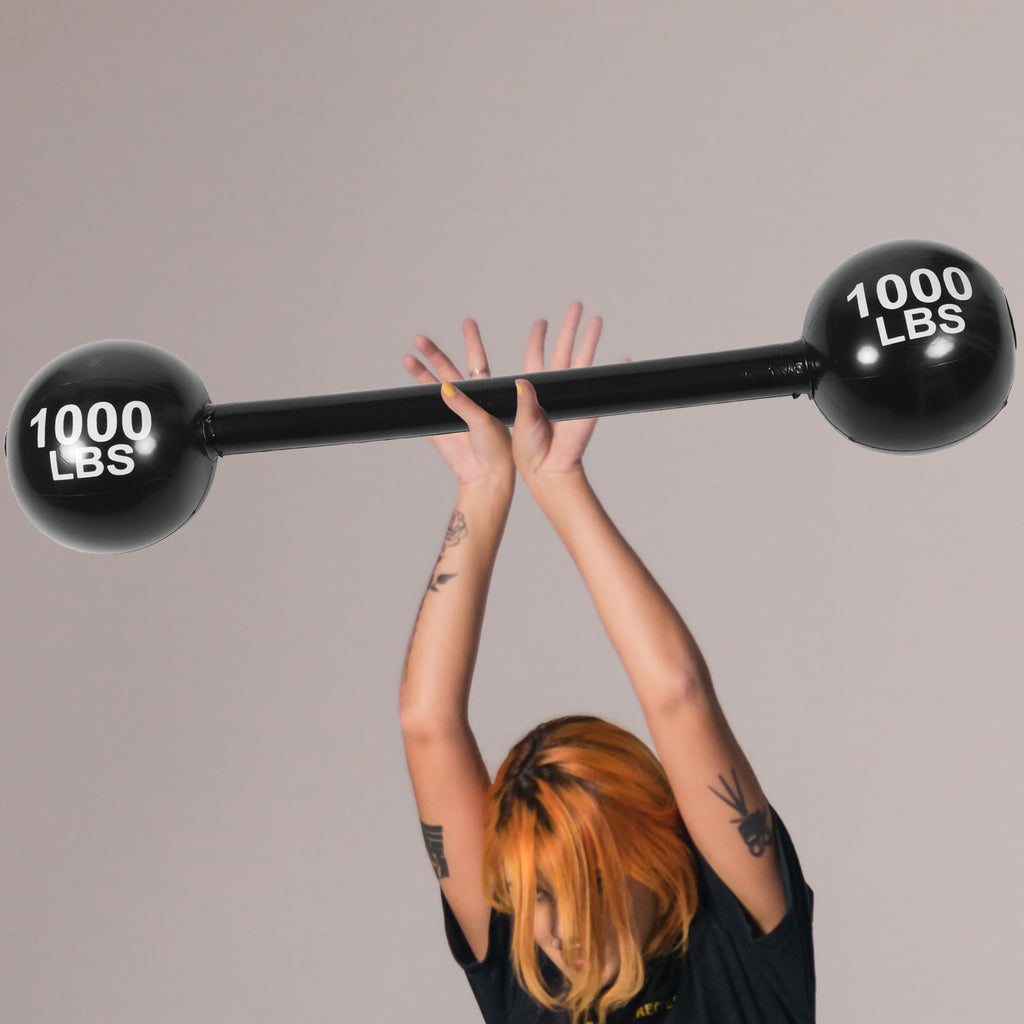 Inflatable Barbell Toy PVC Thickening Toy for Kids Adults V29080