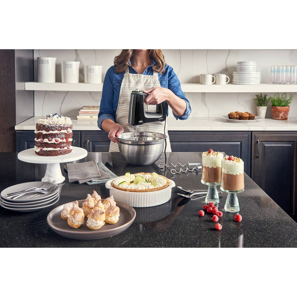 Black Plastic Hand Mixer D8150