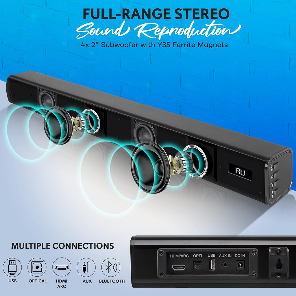 Bluetooth Soundbar with Remote Control C586