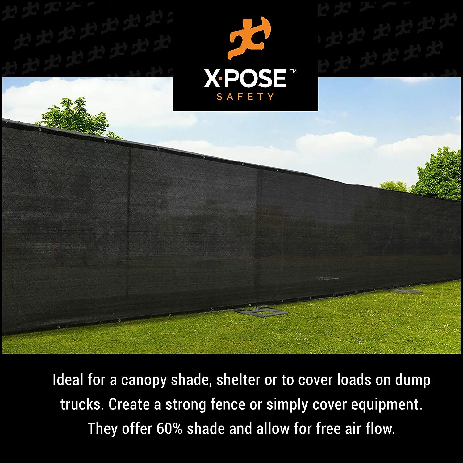 Heavy Duty Mesh Tarp 10’ x 14’ Black D92415