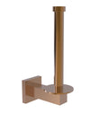 Brushed Bronze Upright Toilet Tissue Holder and Reserve Roll Holder F88782