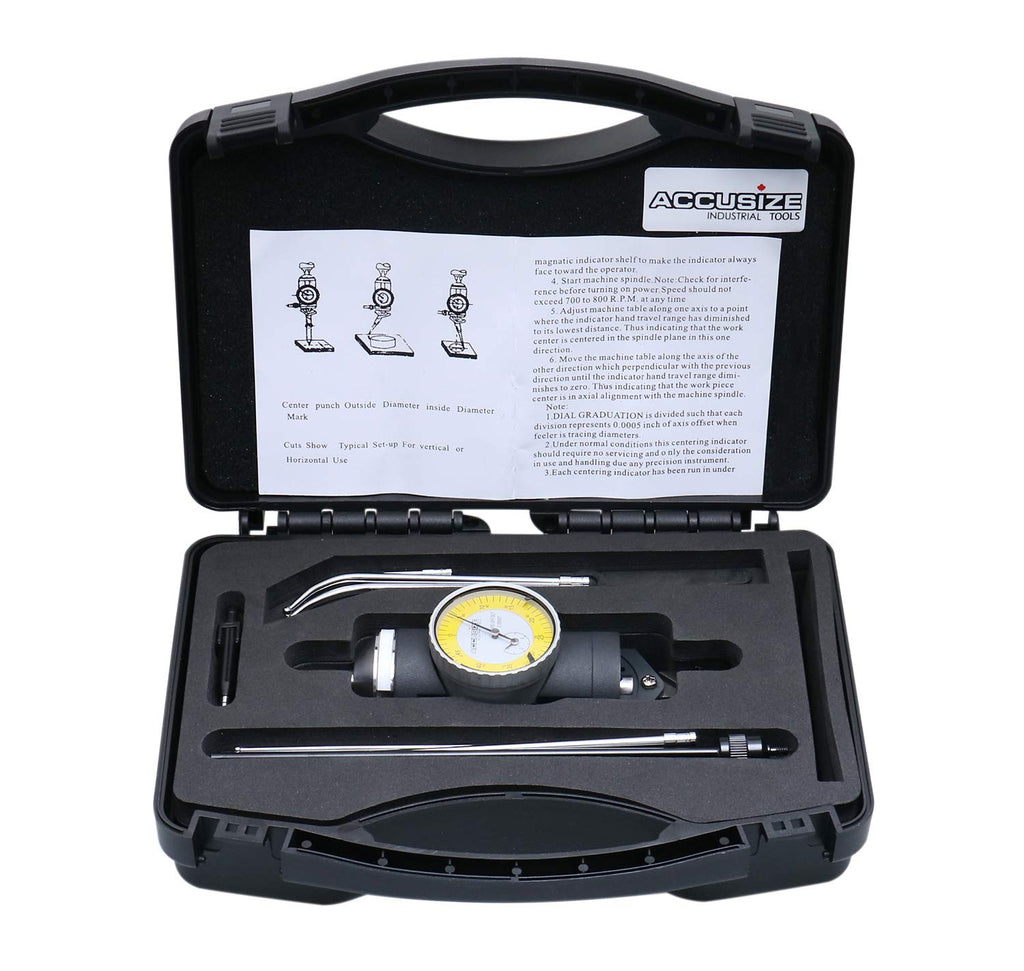 Co-Ax Indicator with Yellow Dialing Face F743