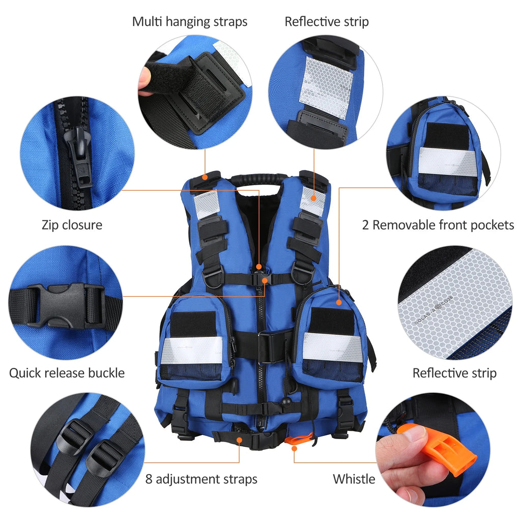 Adult Safety Float Suit Survival Jacket Q488