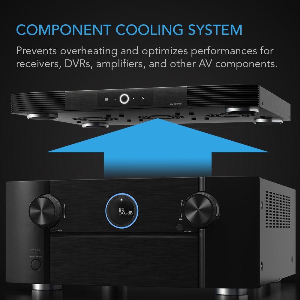 Quiet Cooling Fan System for AV Cabinet Components J533
