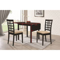 Cappuccino Rectangle Drop-Leaf Dining Table B50094