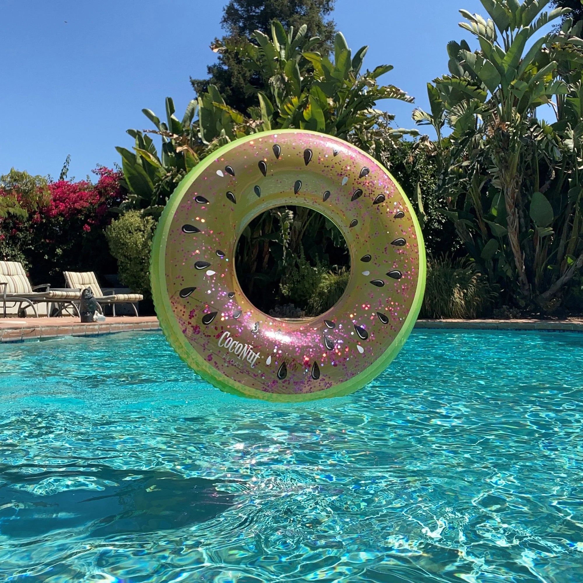 Juicy Watermelon Glitter 42" x 42" Inflatable Pool Float S6946