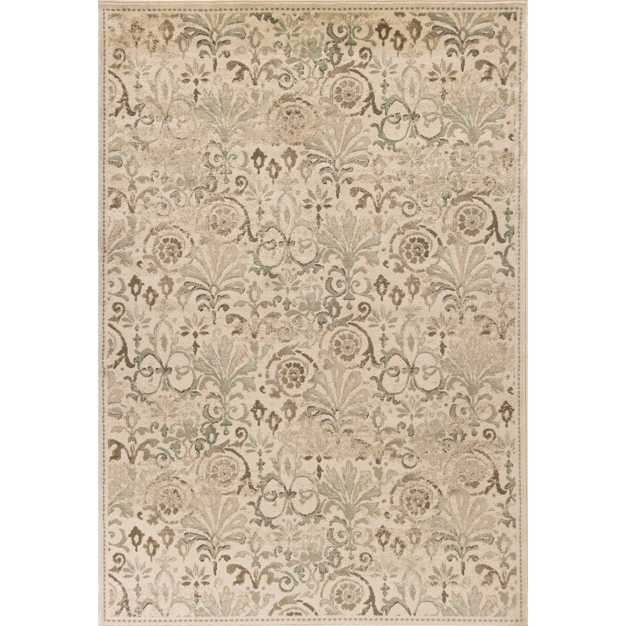 5' x 8' Ivory Vintage Area Rug I458139