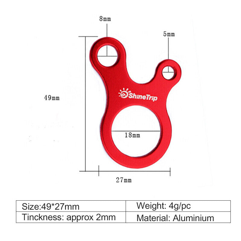 3 Hole Aluminium Alloy Tent Tensioner Cords R84825