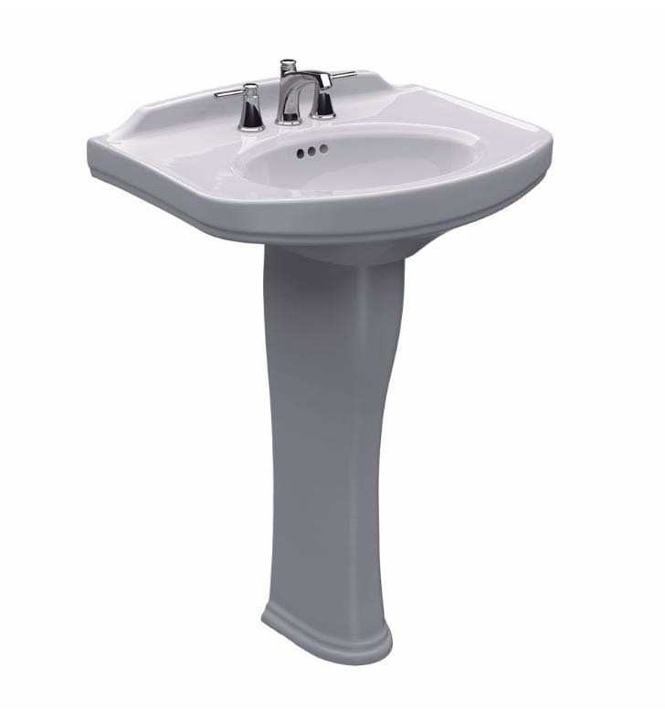 Cotton Pedestal Lavatory W676