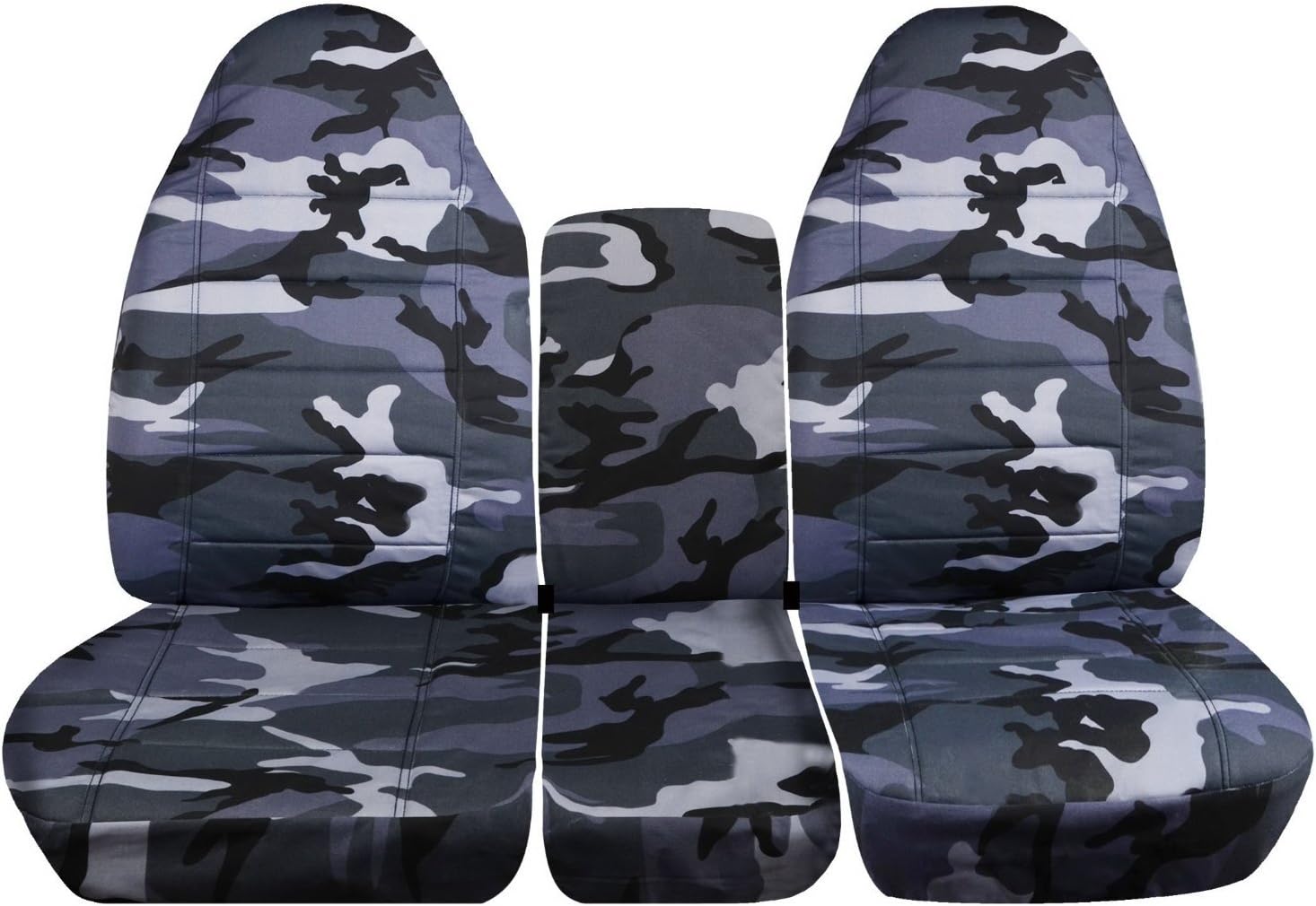 Camo Truck Seat Covers for 40/20/40 Split Bench Front Seat V828451
