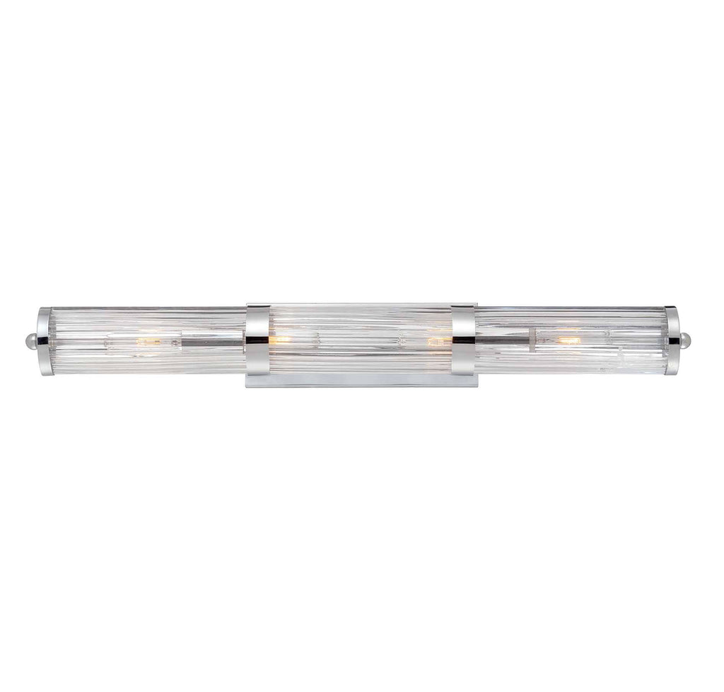 Polished Chrome 4 Light Bath Bar L96529