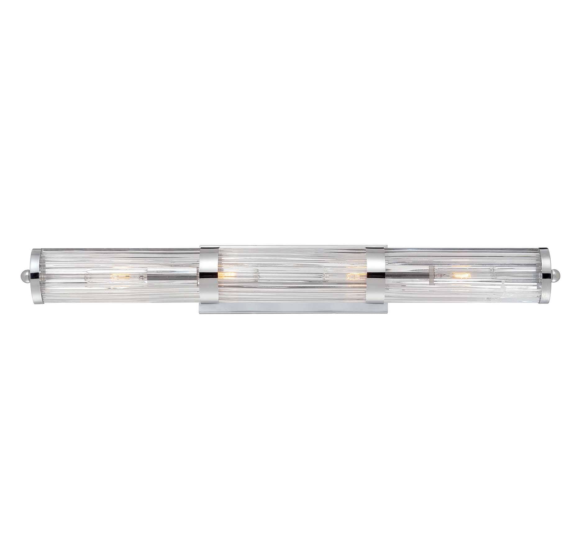 Polished Chrome 4 Light Bath Bar L96529