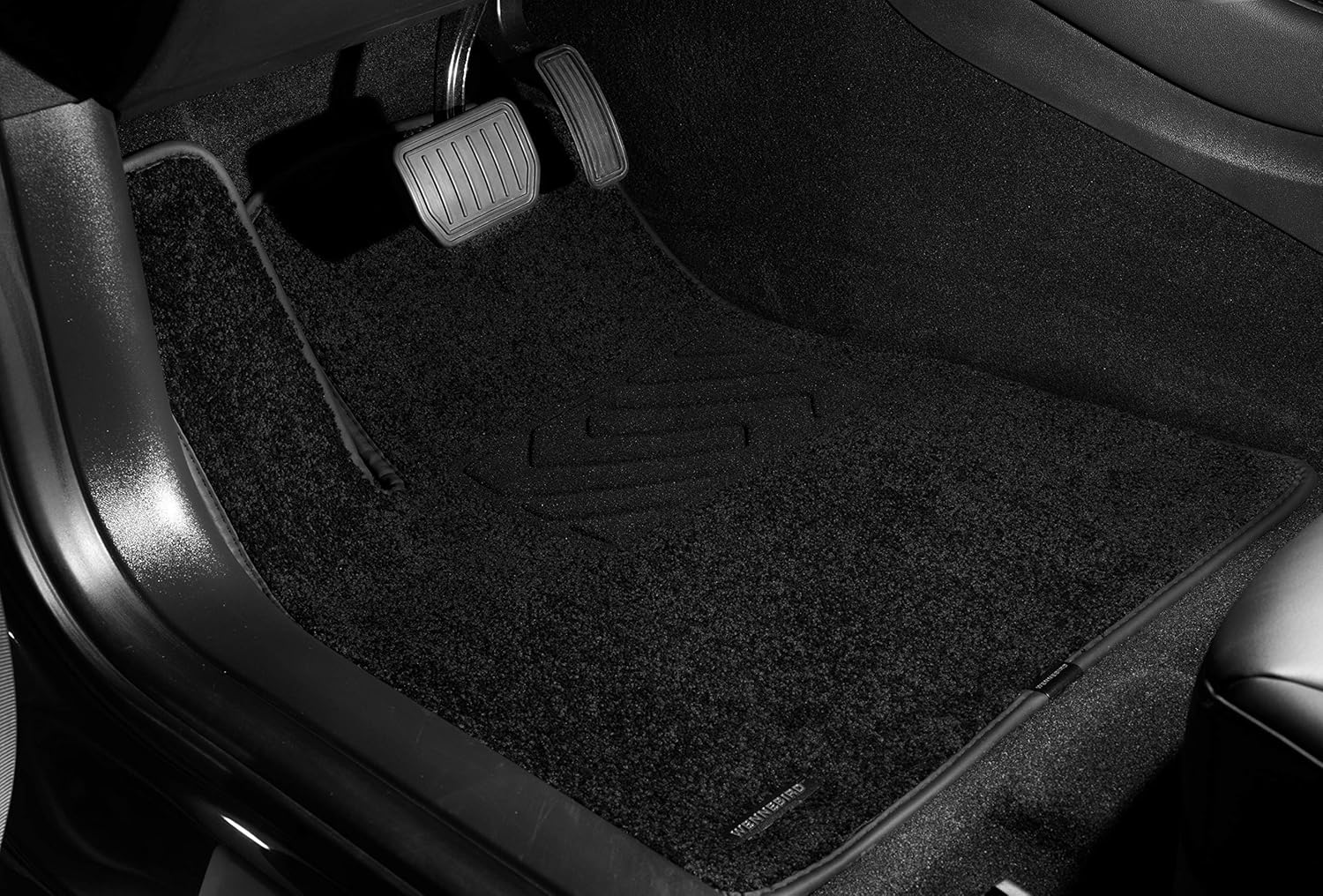 Black Custom Fit Car Floor Mats Y437