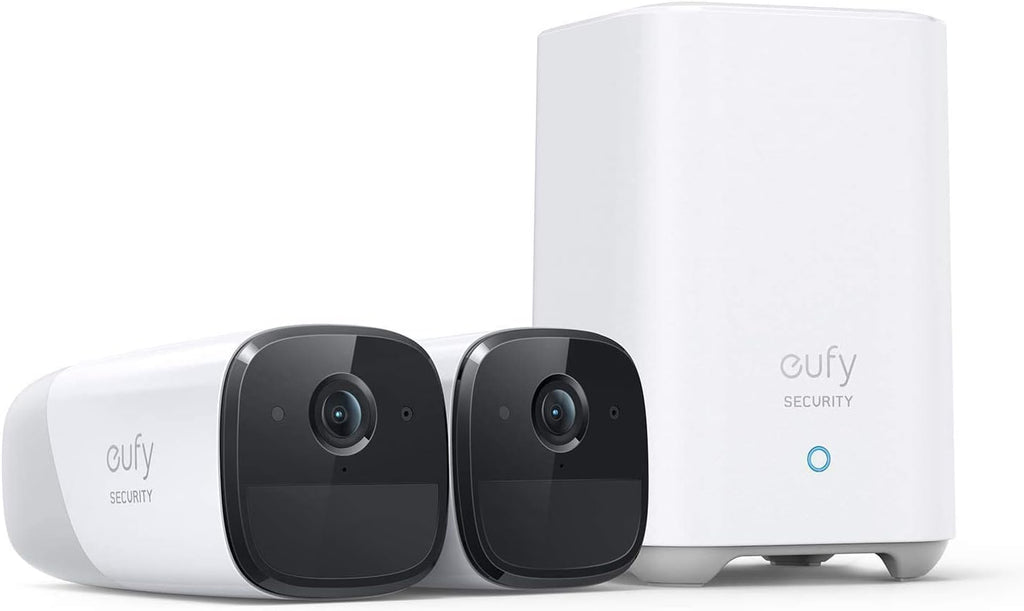 2K White Indoor/Outdoor 2-Camera Security System L76127