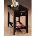 Espresso Chairside Table F792