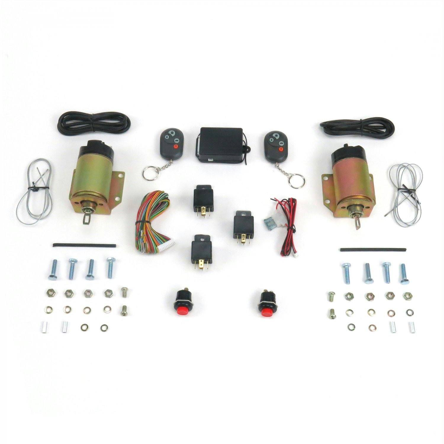 4 Function 35lbs Remote Shaved Door Popper Kit O642061