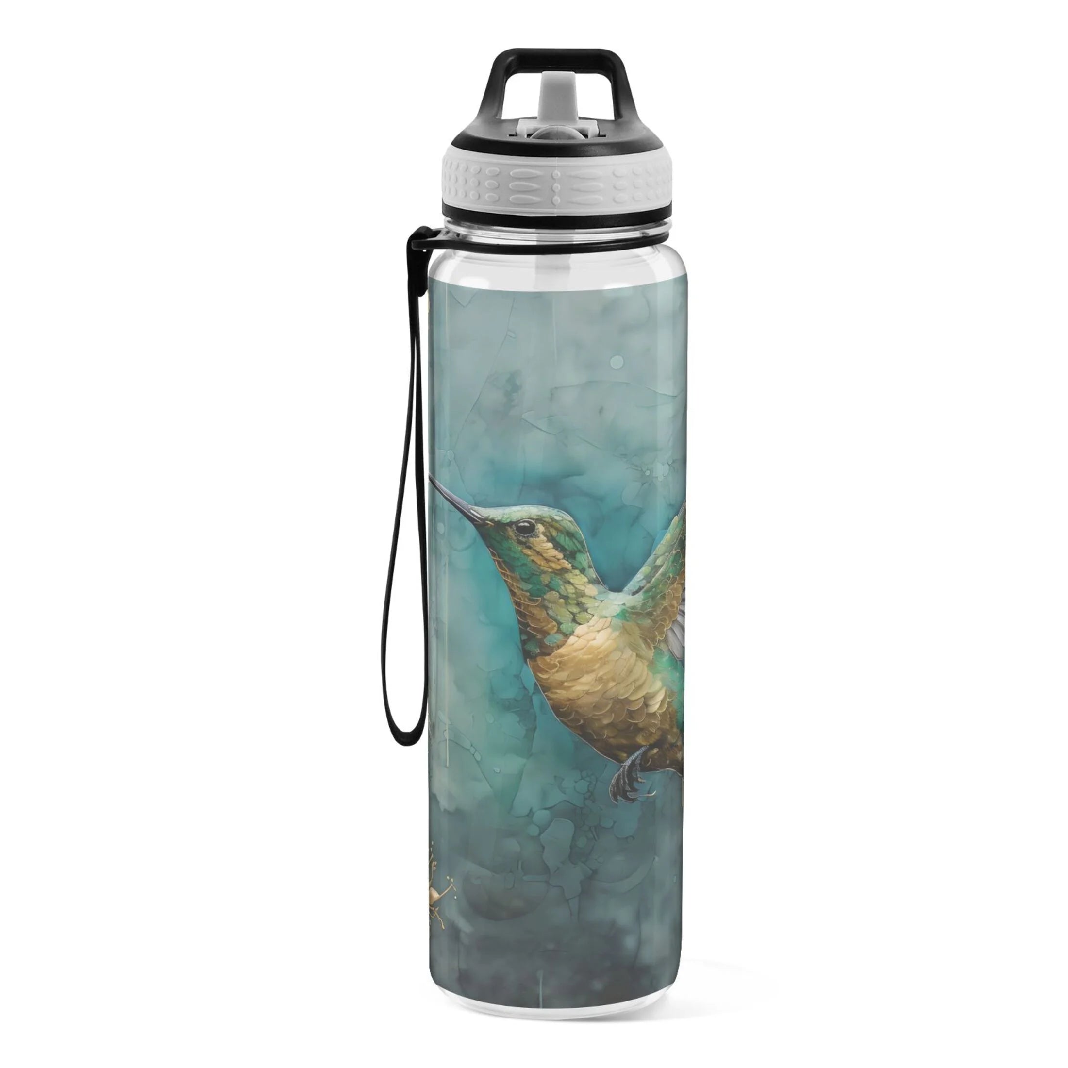 Green 32oz Tritan Water Bottle with Straw R337