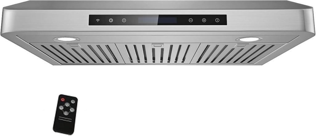 Stainless Steel Under Cabinet Range Hood with 2 LED Lights T31503