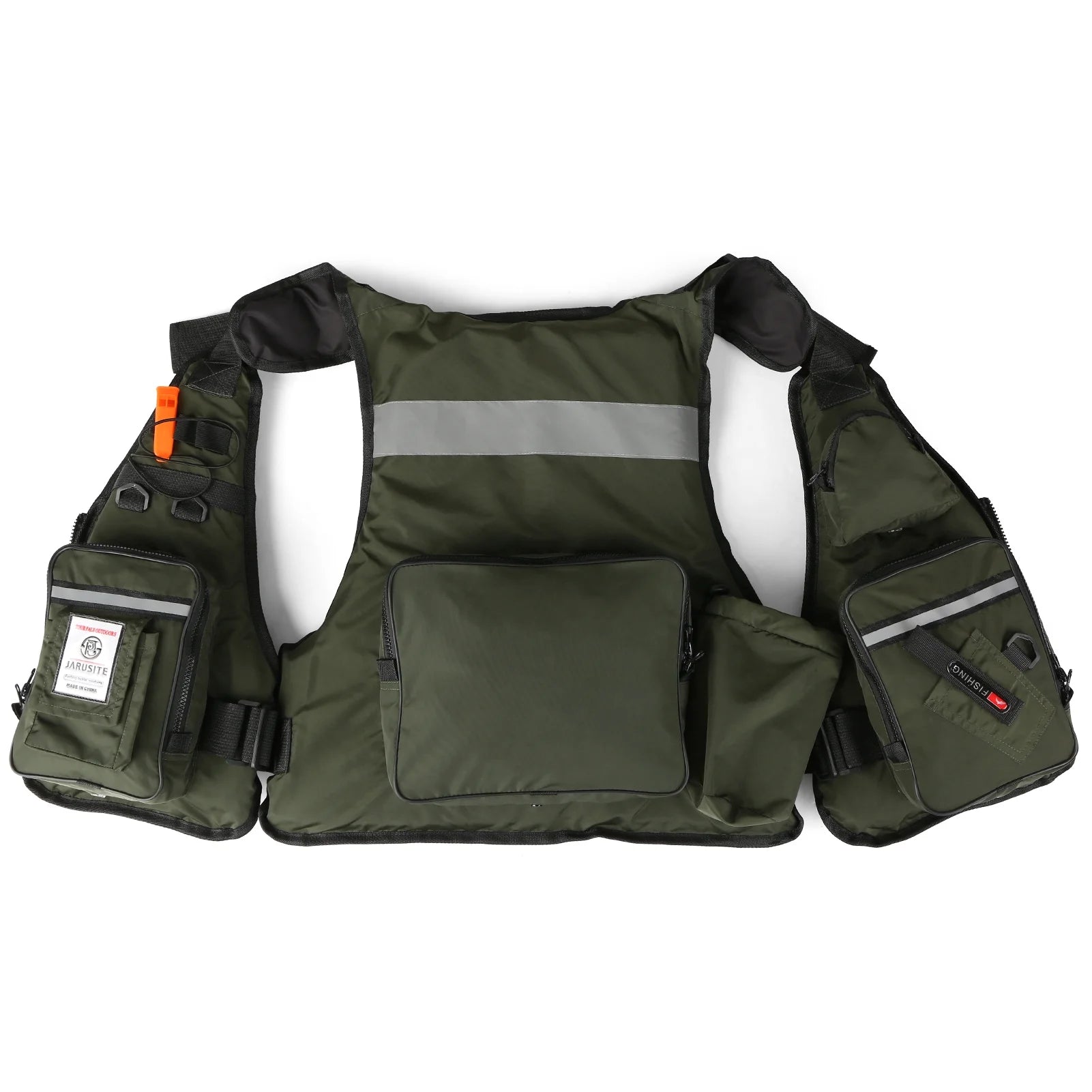 Fly Fishing Jacket Vest with Multi-Pockets U21253