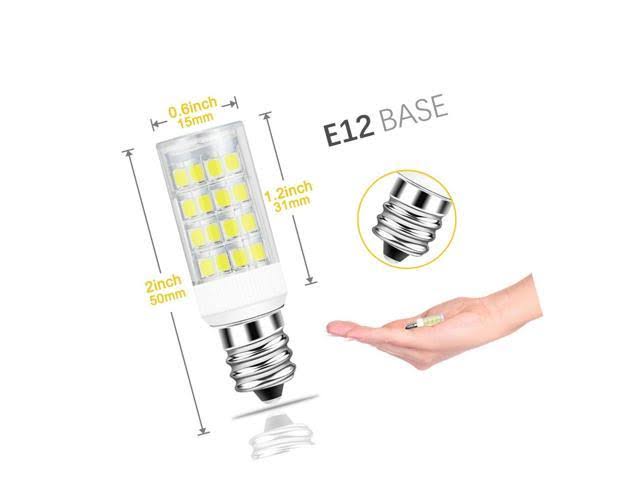 E12 Candelabra LED Bulb 4W Daylight White 6000K T66465