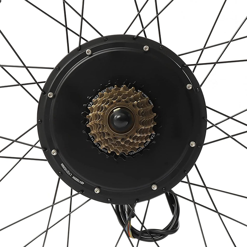 26" 48 Volt 1000 Watts Electric Bike Hub Motor Conversion Kit U2017