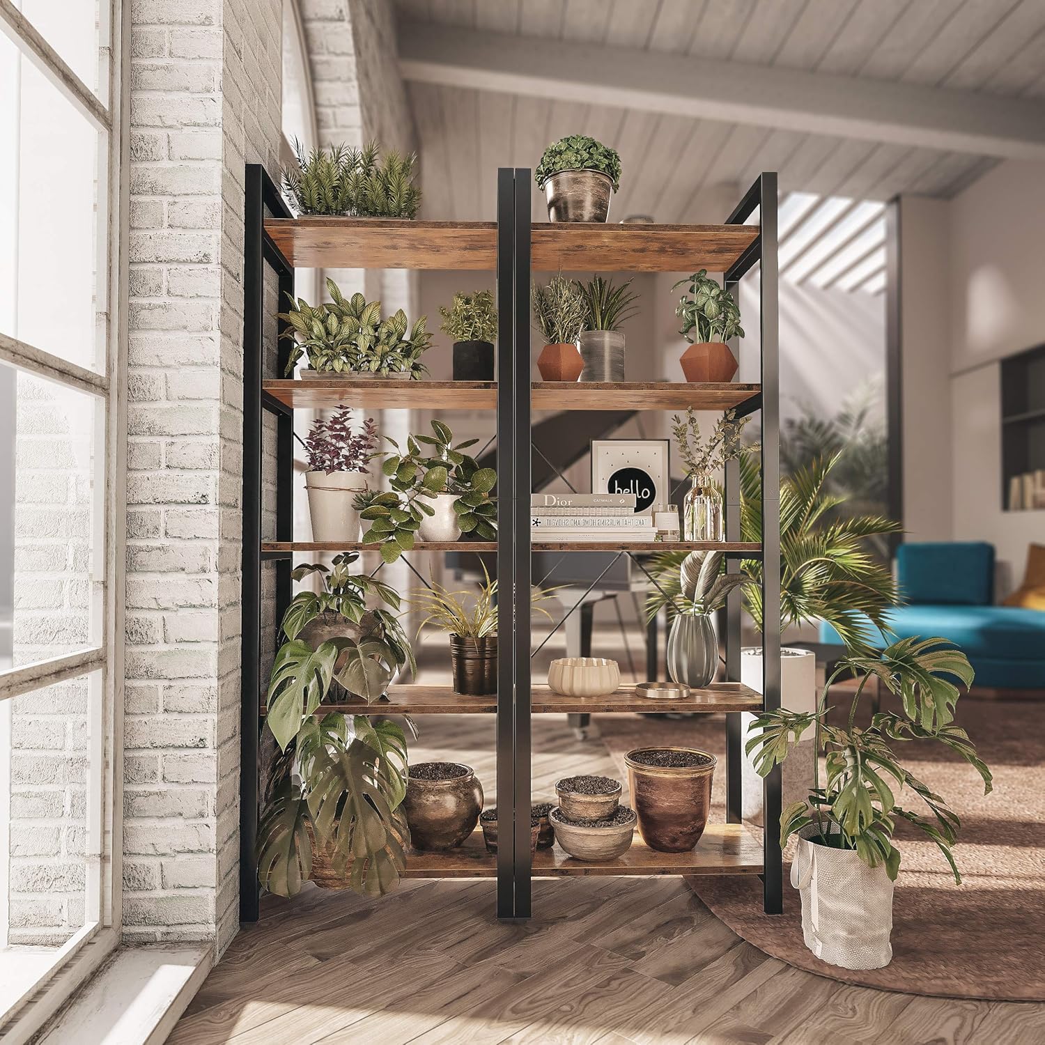 4-Tier Ladder Shelf Bookcase S60092