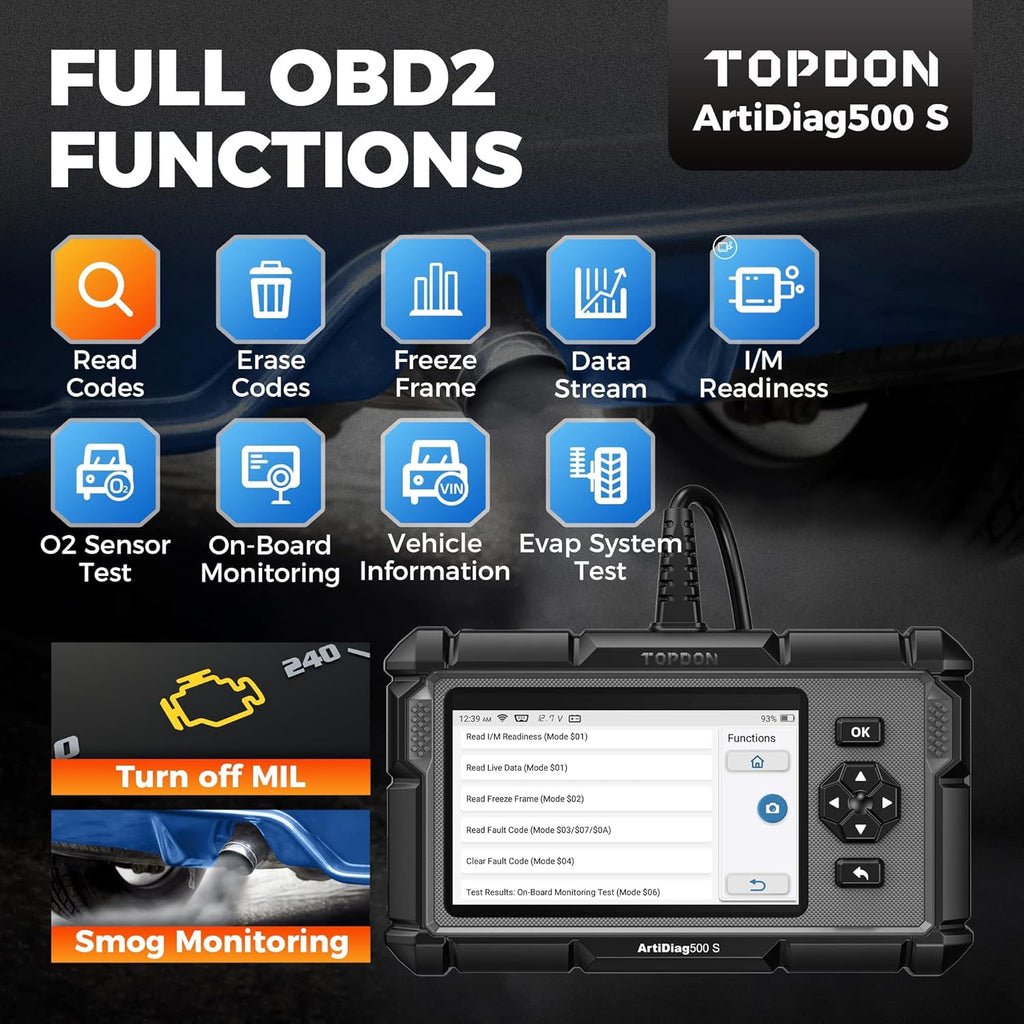 OBD2 Scanner Car Code Reader Scan Tool M3705
