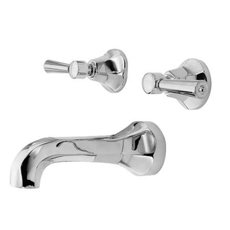 Aged Brass Wall Mount Tub Faucet P564474