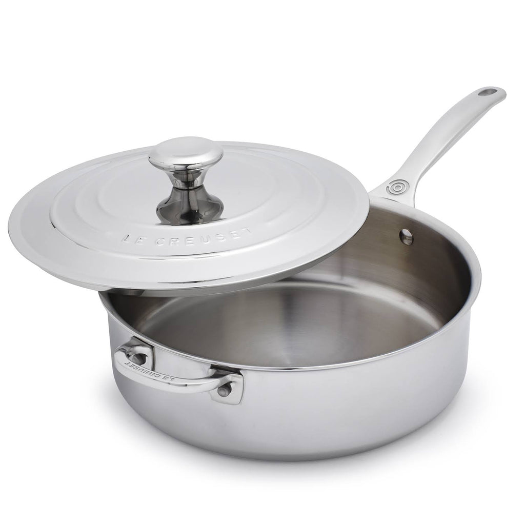 4.5-Quart Stainless Steel Saute Pan with Lid F521568