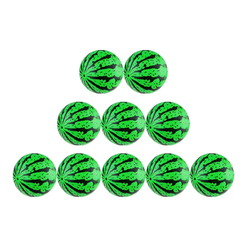 10pcs Inflatable Watermelon Beach Balls W44233