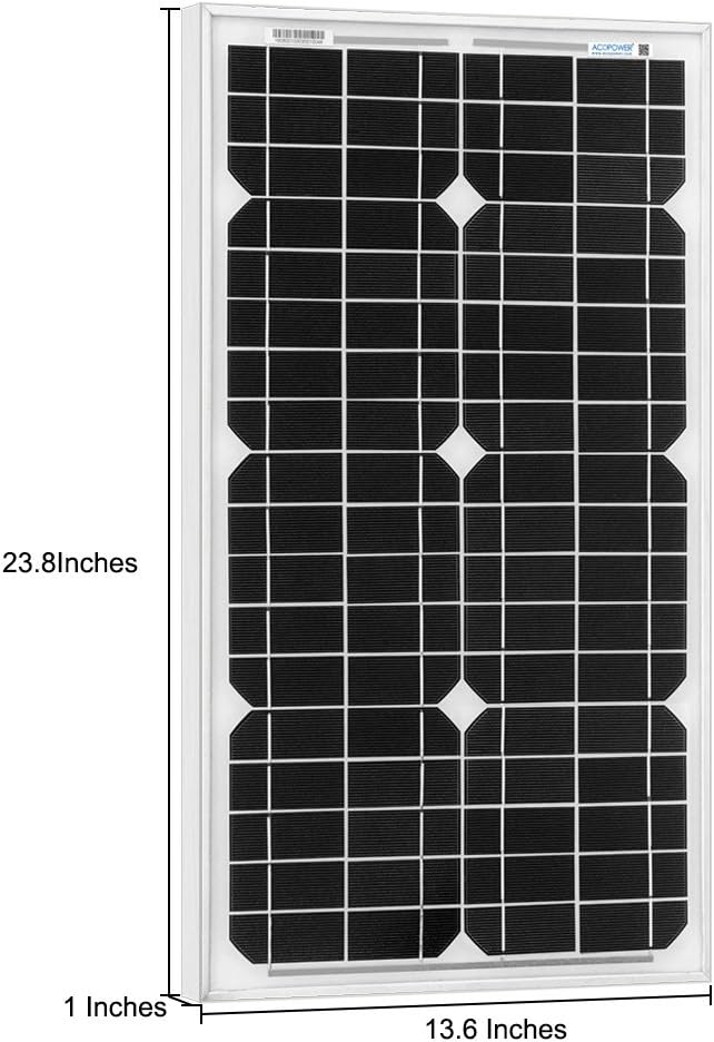 12V 30W 5A Mono Solar Panel with Charge Controller U17656