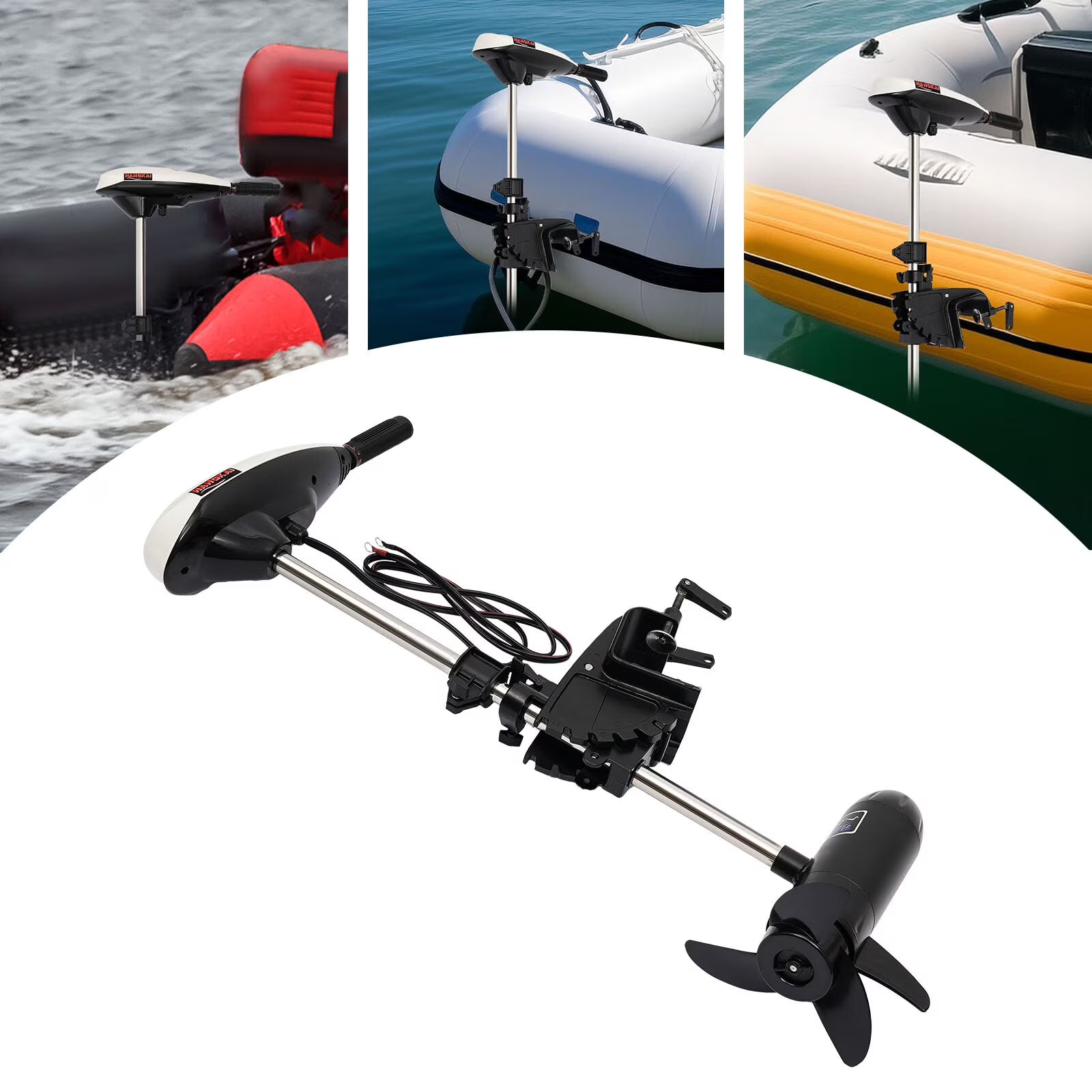 65lbs Electric Outboard Motor Trolling Brush Motor X5434