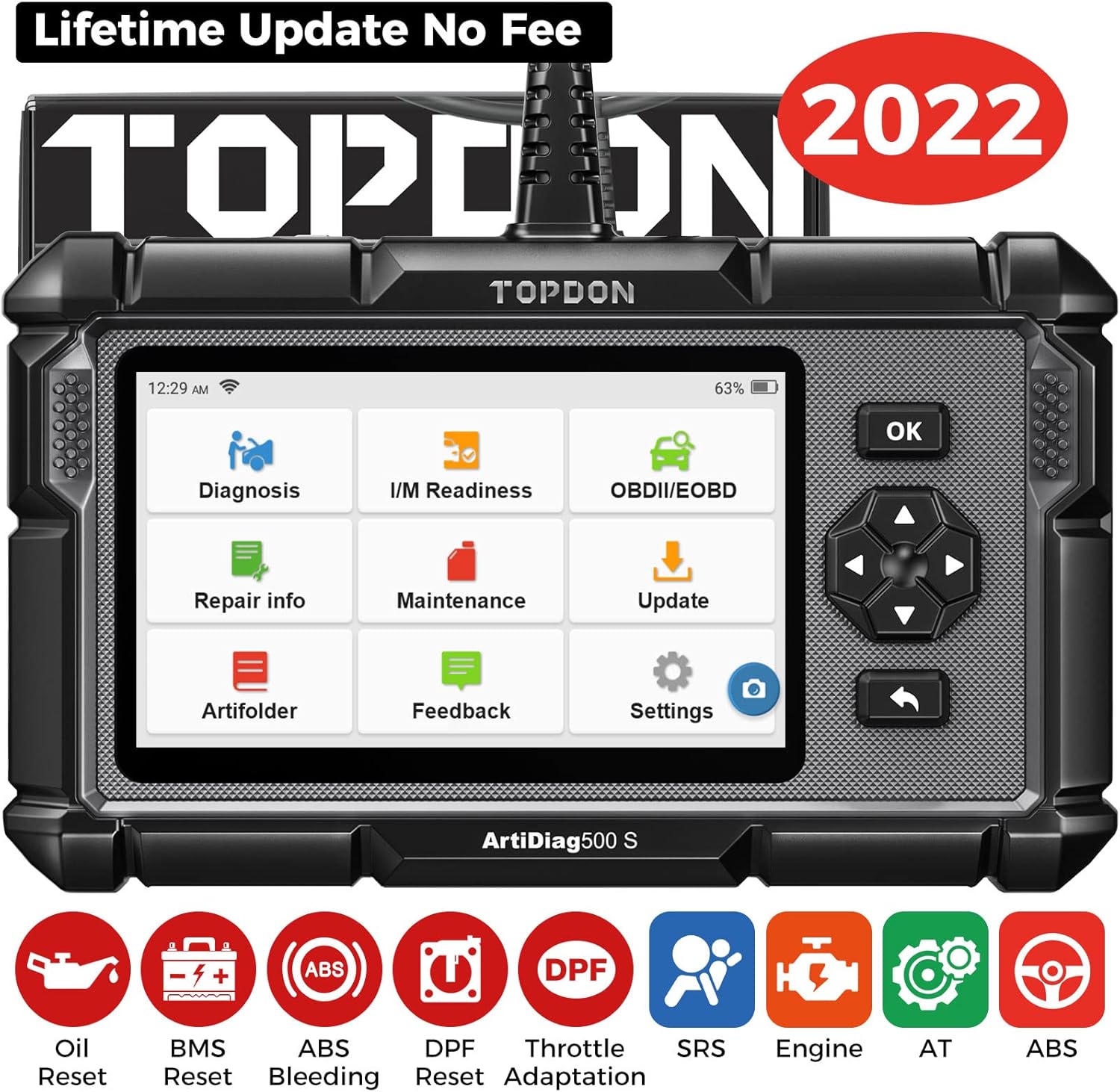 OBD2 Scanner Car Code Reader Scan Tool M3705