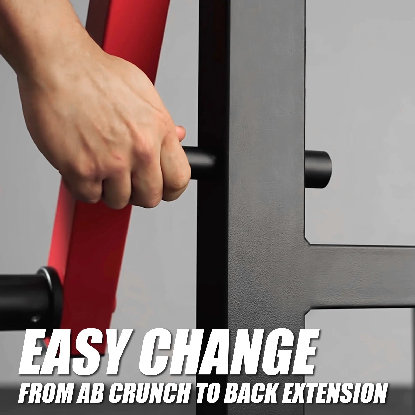 Plate Loaded Back Extension Machine with 450lbs Weight Capacity D605