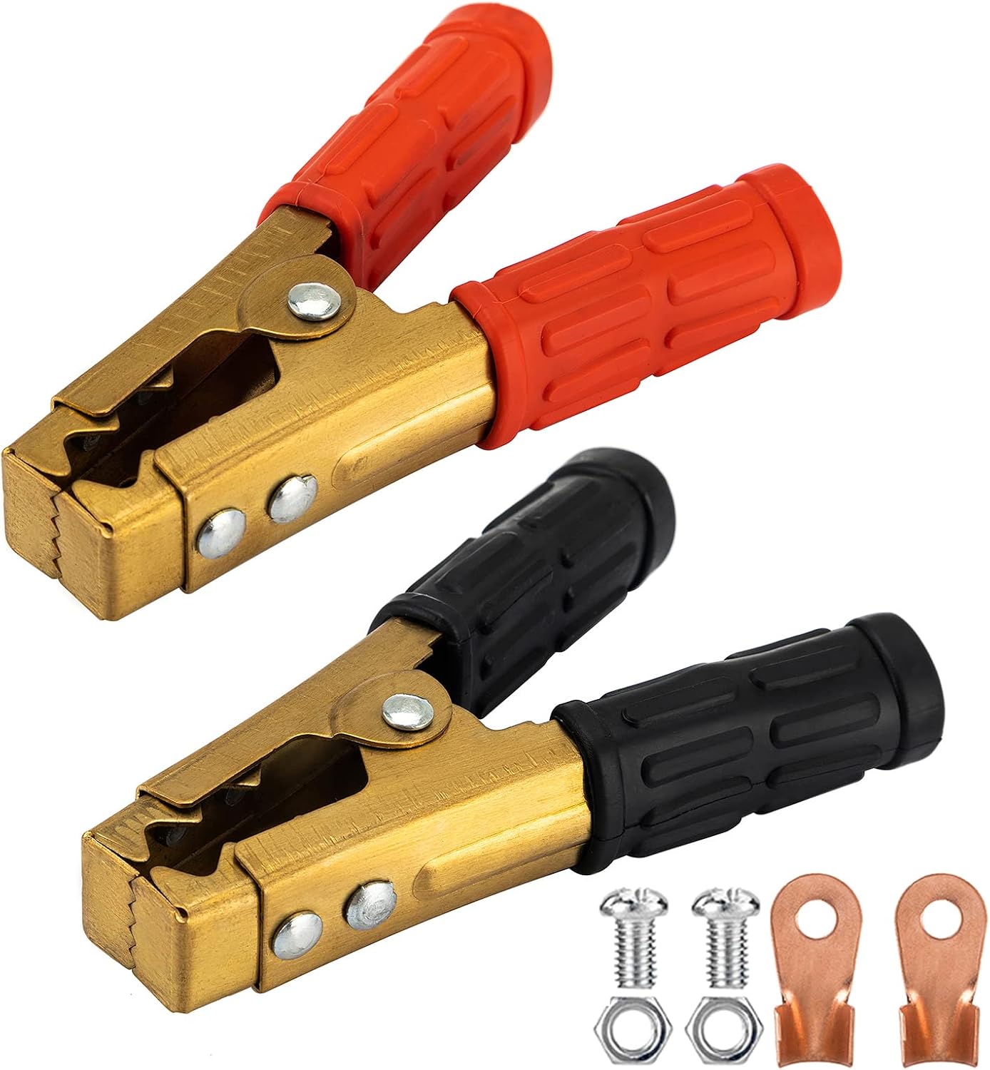 Heavy Duty Pure Copper Jumper Cables Car Battery Charger Clamps (2 PCS) V2833