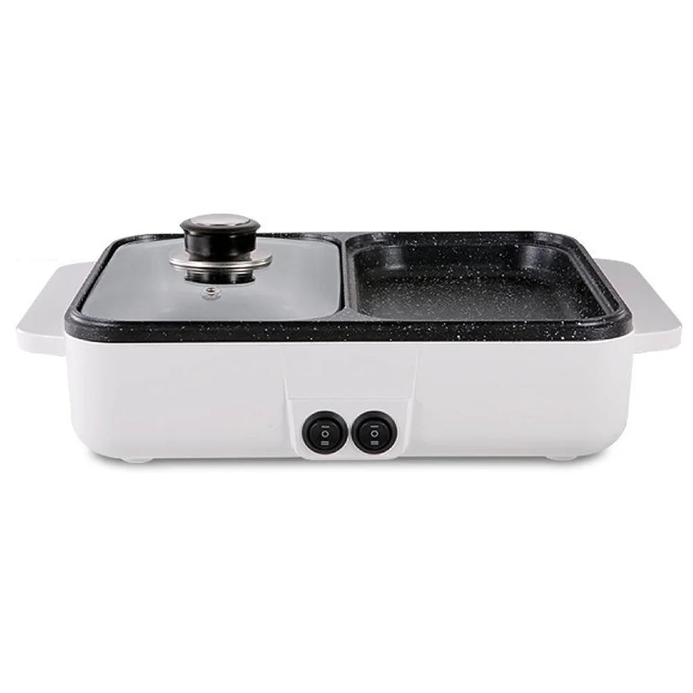 Electric Grill Pan 2 Speed 1200W Multifunctional Hot Pot Barbecue Machine N104