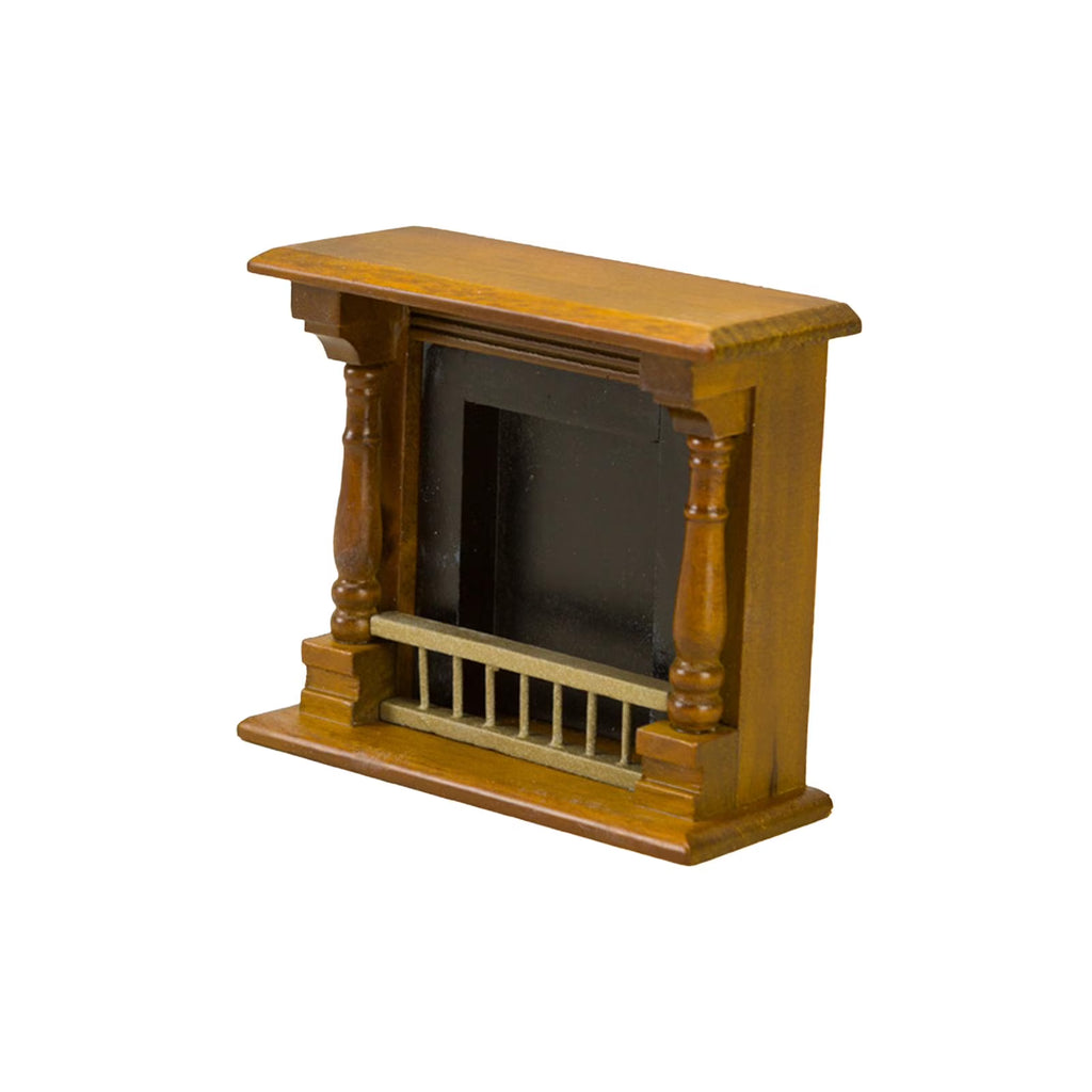 1/12 Scale Wooden Dollhouse Fireplace Toy S842506